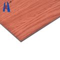 panel compuesto de aluminio ACP de madera de madera de aluminio