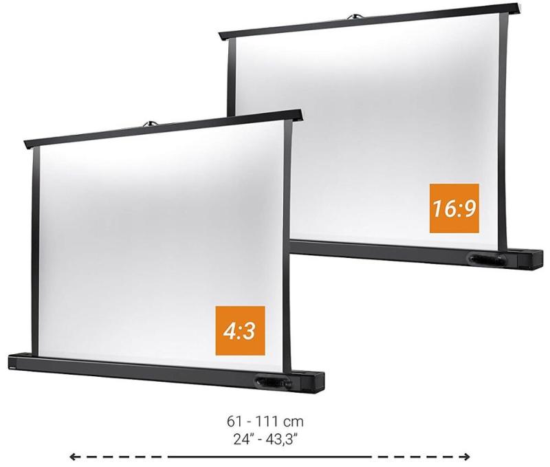 Professional Mini format 4: 3 Compact Projector screen