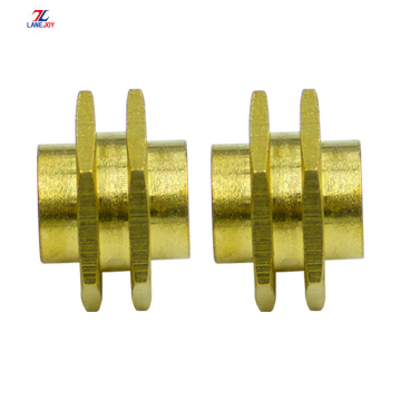 Brass pressure knurled rivet nut