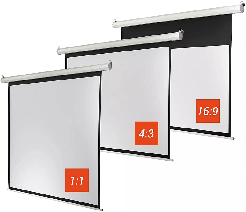 240x240cm 150 cinema home theater ceiling projector screen
