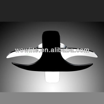 2013 designed acrylic modern black led ceiling lamp X1404-6BL