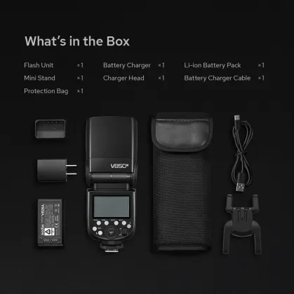 Godox V850III 2.4G GN60 Wireless Flash for Canon, Nikon, Sony, Pentax, Olympus Cameras