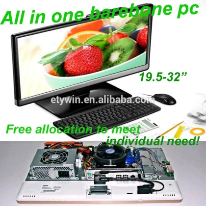 all in one desktop computer wholesale all in one computer case 21.5"LED monitor all in one