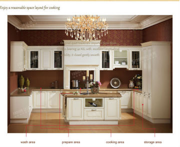 2015 Antique Noble wood-like grain with 304 Stainless Steel Kitchen