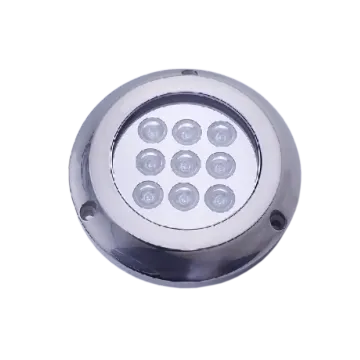 IP68 12V RGB Stainless Steel Surface-Mounted Underwater LED Lamp for Marine Boats