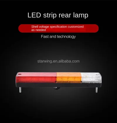 Amber Red Square Trailer Truck LED Tail Light Auto Lighting Systems - Best Sellers