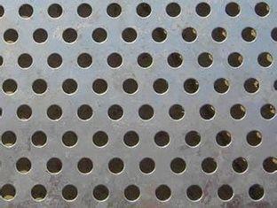 Round Plain Stainless Steel Perforated Sheet 60 Degree Stag