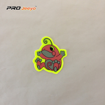 สติกเกอร์สะท้อนแสง Pvc กบรูปสติกเกอร์สำหรับเด็ก