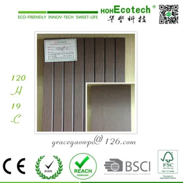 Hollow core outdoor paving floors vinyl composite waterproof deckings