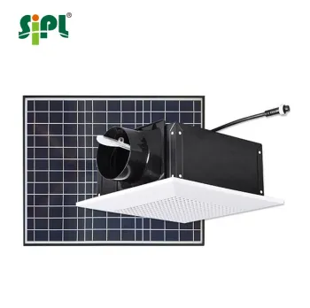 40W Solar-Powered Ventilation Fan for Ceiling Mounted Exhaust in Bathroom and Living Room