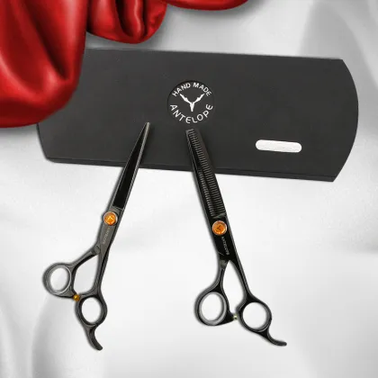 6.0 Inch 440C Hair Scissors Salon Thinning Hairdressing Scissors