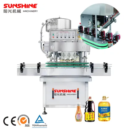 Edible Oil Filling Machine Line: Olive Oil, Sunflower Oil PET Bottling Equipment