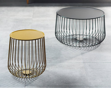 mid century modern black gold side coffee table