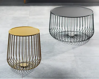 mid century modern black gold side coffee table