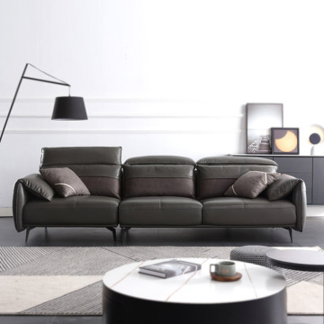 Bộ sofa da chất lượng cao đặt phòng khách đi văng