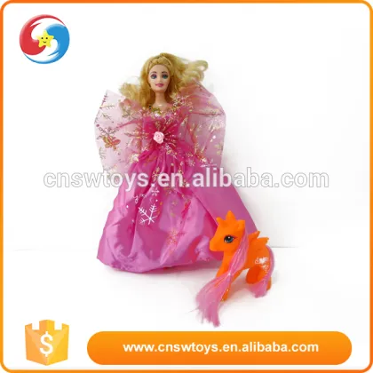 Plastic lovely preety princess alive american girl doll with clothes