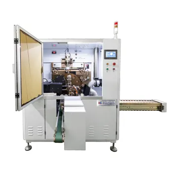 Automatic screen printing machine for cosmetic jars