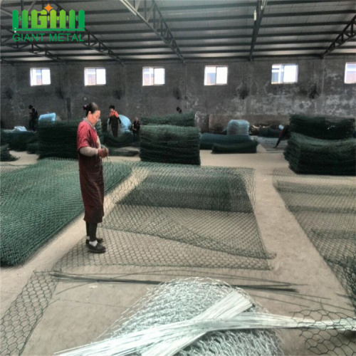 PVC coated wall retaining gabion container price