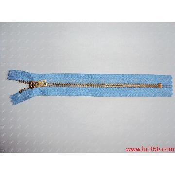 #5 sliver zipper with DA puller