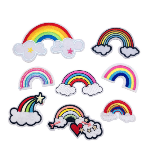 нашивка для вышивания Garment Apparel Accessories Badges Rainbow