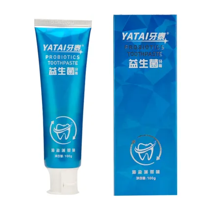 Wholesale Probiotic Sea Salt Mint Baking Soda Toothpaste for Whitening and Oral Care