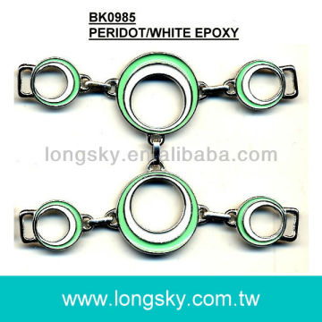 Metal buckle with epoxy for heals (#BK0985)