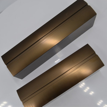 Champagne colored door aluminium profile