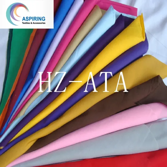 Tc Poplin Fabric Combed Woven Cotton Fabric for Garment
