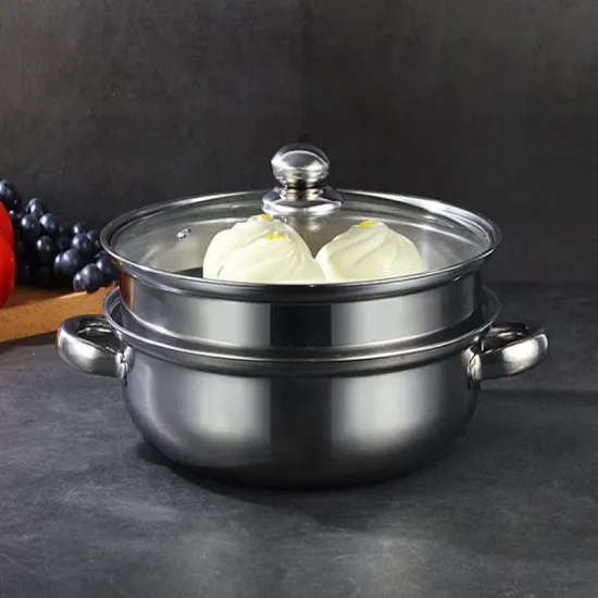 Multi-function Double Layer Steamer Pot Soup Pot