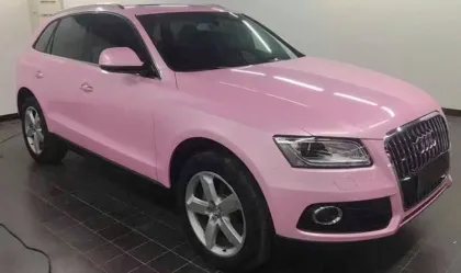 Cars Decorative Macron Pink Color Car Wrap Film