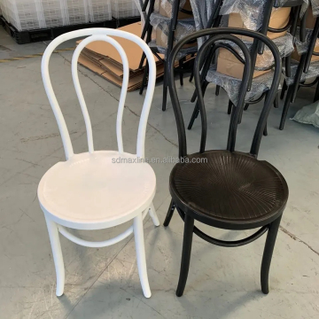 Hot Sale Simple Plastic Garden Patio Thonet Dining Chair