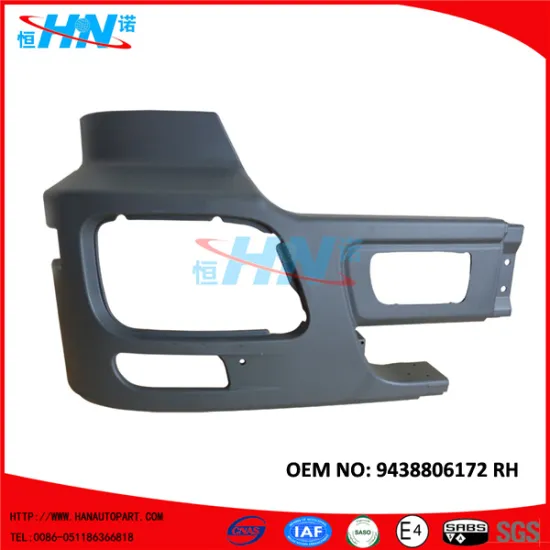 Corner Bumper 9438806172 Truck Parts For Mercedes Spare Parts