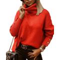 Women Causal Turtleneck Knit Sweater