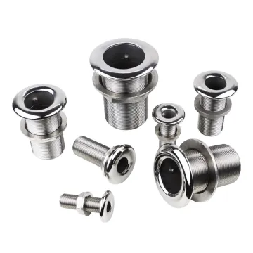 Stainless Steel Thru Hull Fittings and Pipe Drain Plugs for Boats