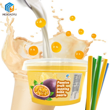 Customized Fruit Flavors Konjac Popping Boba for Milk Tea and Instant Foods