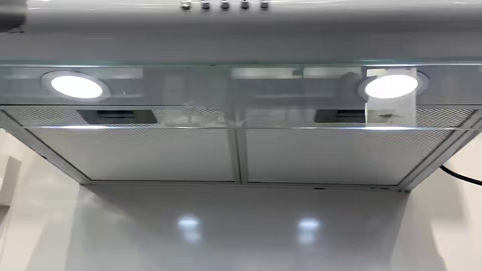 European style 900mm Copper motor fan led lighting under cabinet  black kitchen range cooker hood