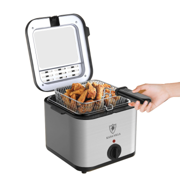 Professional High-Quality Stainless Steel 2.5L Deep Electric Oil Fryer: Premium Kitchen Appliance