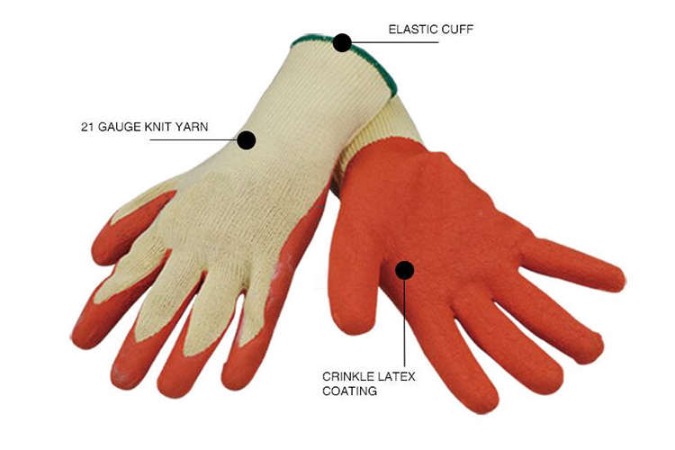 Crinkle Coated Working Glove