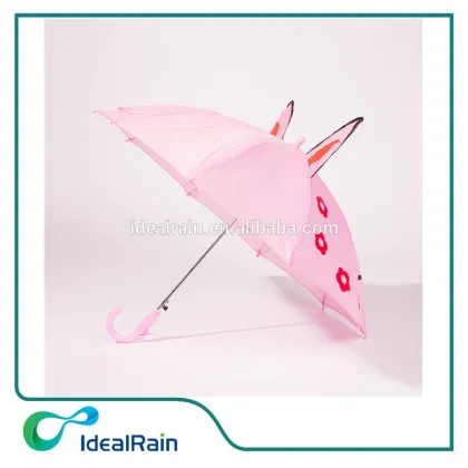 lovely automatic fox shape umbrella with ear