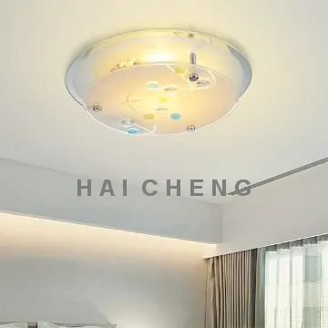 Decorative glass Ceiling Light for hotel guest room