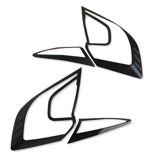 Black Tail Light Cover Trim for Honda Civic Sedan 10th Gen (2016-2020)