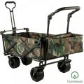 Pesado Dobring Rolling Outdoor Wagon para acampar