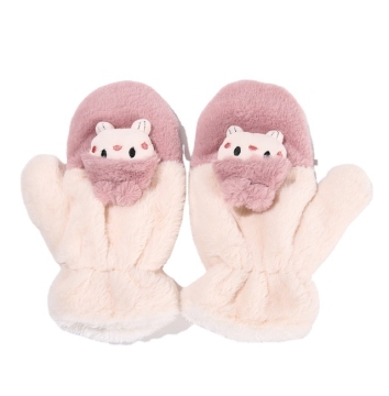 Adorable Thick Plush Halter Student Mittens & Cartoon Gloves: Find Your Perfect Pair Today!