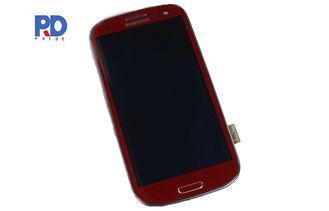 Red S3 i9300 Spare Parts Samsung LCD Screen Replacement Wit
