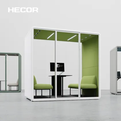 Smart-Tech 4 Person Meeting Booth