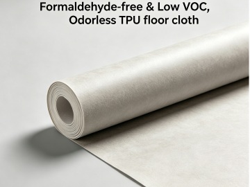 Formaldehyde-free, Low VOC, Odorless:BIDE TPU flooring cloth
