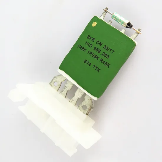Volkswagen Beetle, Bora, Golf, Audi A3, TT HVAC Heater Motor Resistor Part 1J0819022 for MK4 and MK5 Models
