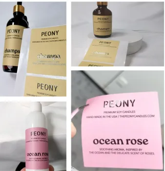 Custom UV Logo Embossing sticker