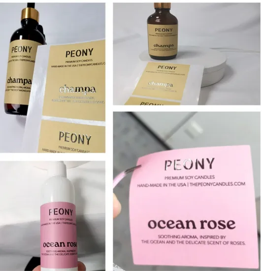 Custom UV Logo Embossing sticker