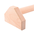 Soporte de barras push up de madera antideslizante